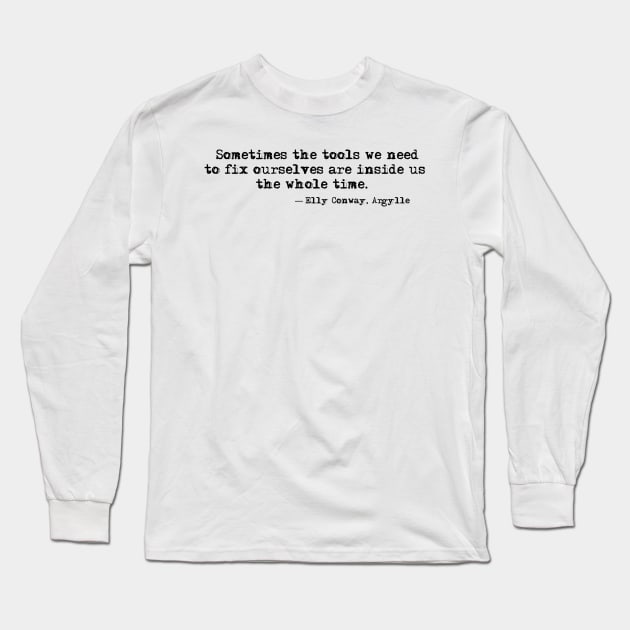 Argylle, Elly Conway Quote Long Sleeve T-Shirt by HerbalBlue